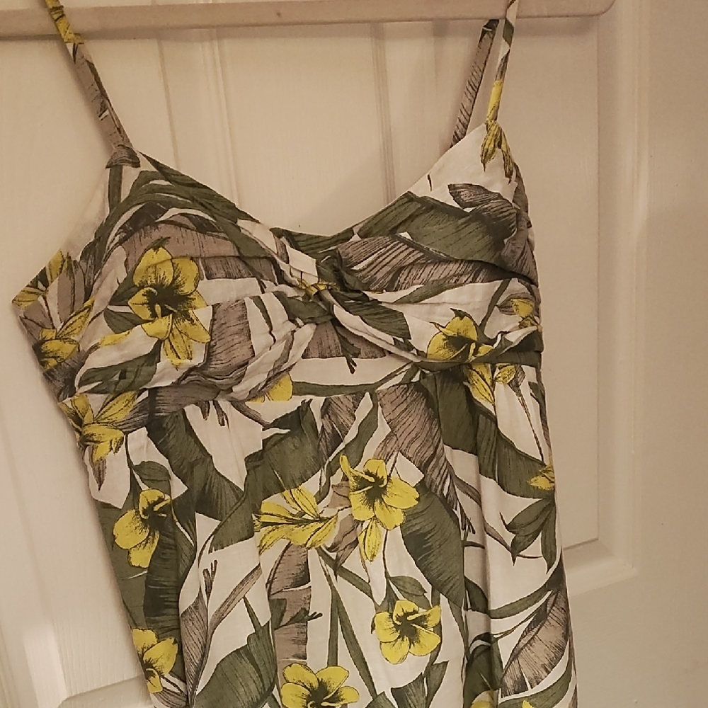 Banana Republic Tropical Floral Dress